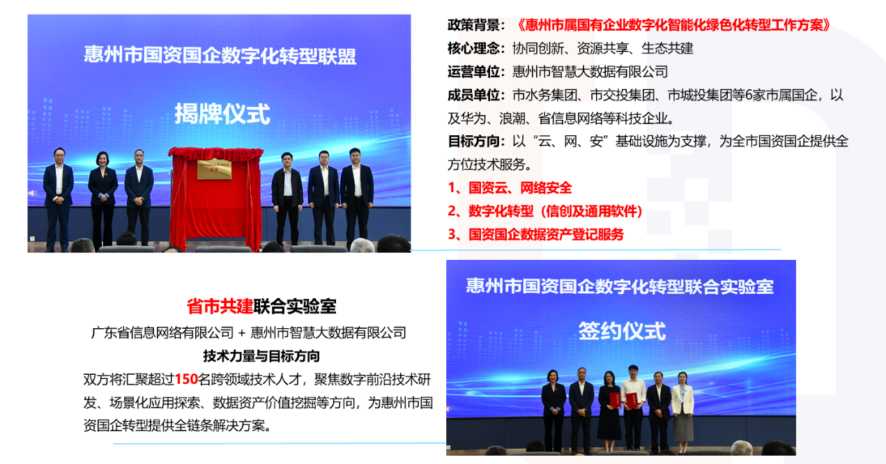 市大数据公司顺利承办惠州市国资国企数字化智能化绿色化转型工作推进会(图2)